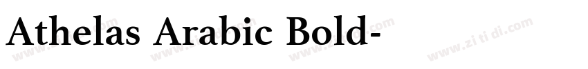 Athelas Arabic Bold字体转换 Athelas Arabic Bold字体转换